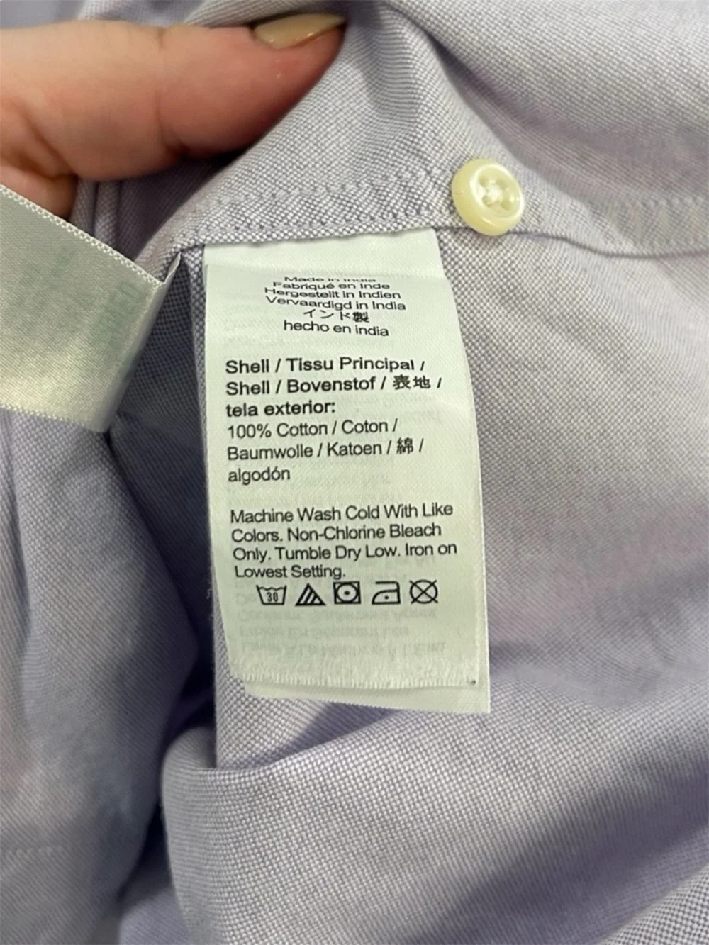 J.Crew Men’s Button Down Lavender Shirt – Size XL (Relaxed Fit)